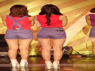 包臀紧身热裤少女组合 01